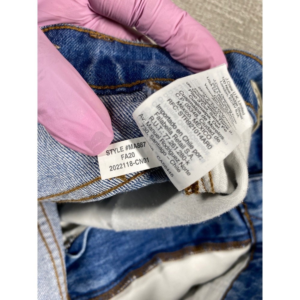 Madewell Perfect Vintage Full Length Jean Women 27 Blue Denim High Rise Casual - Picture 10 of 13